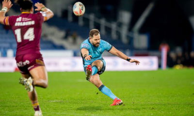 Huddersfield Giants v Hull FC as Aidan Sezer kicks winning drop goal