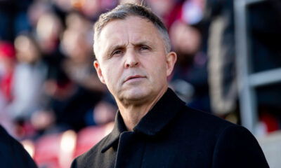 Salford Red Devils coach Paul Rowley on the sidelines