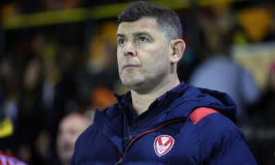 St Helens boss Paul Wellens on the sideline
