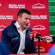 Hull KR head coach Willie Petes speaks to the press