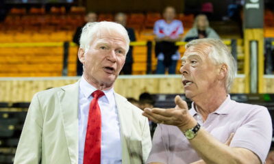 St Helens chairman Eamonn McManus on the sidelines