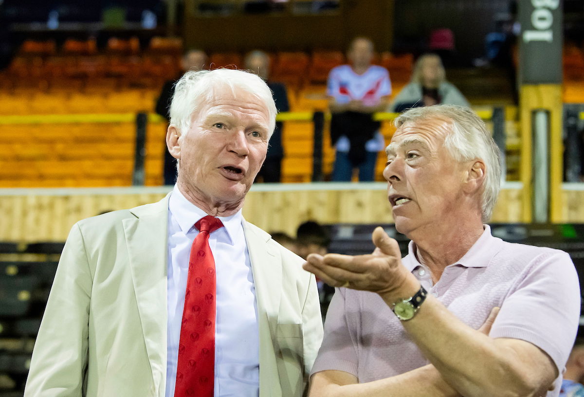 St Helens chairman Eamonn McManus on the sidelines
