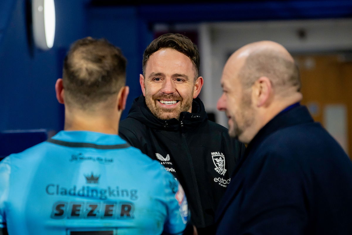 Hull FC CEO Richie Myler on the sidelines