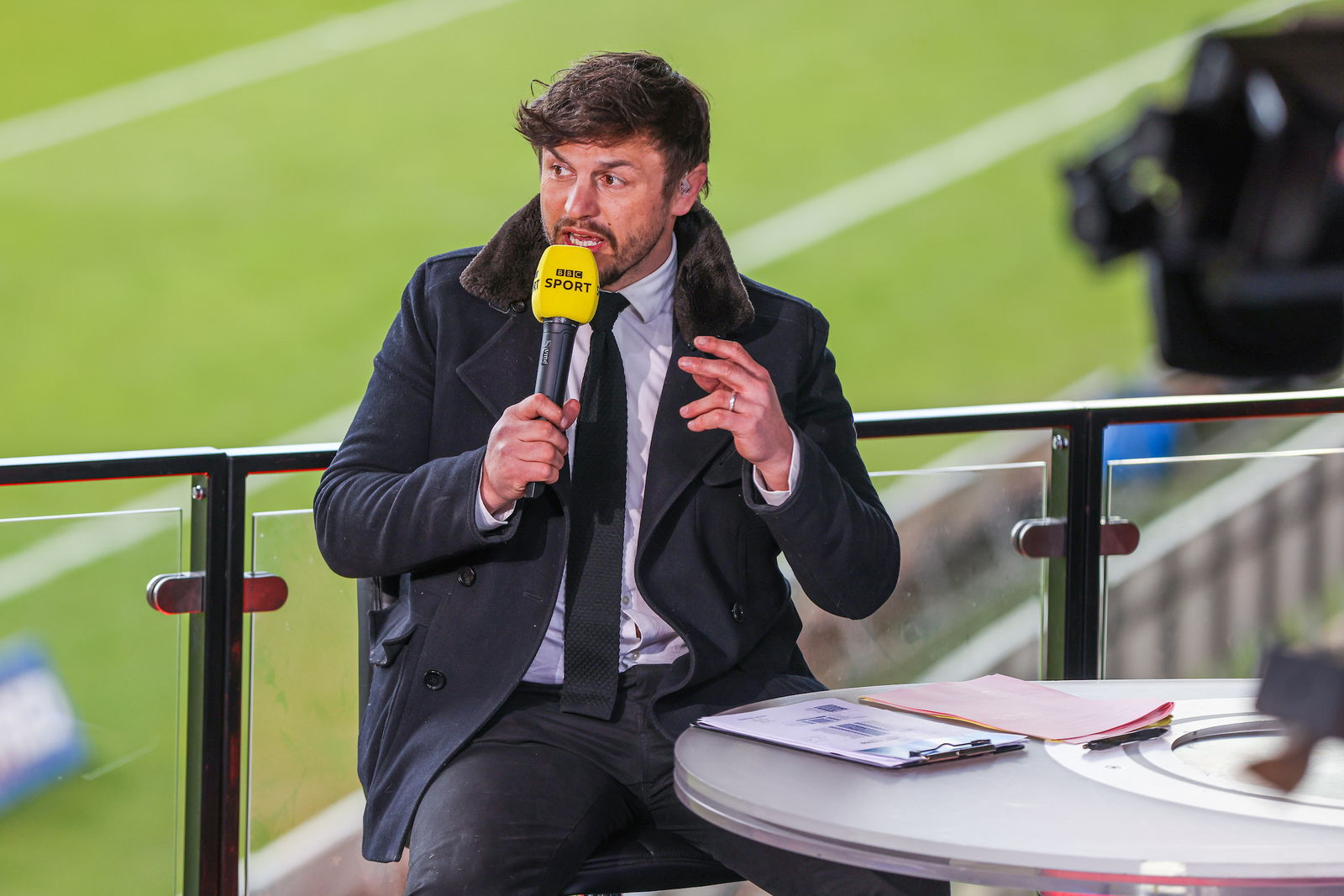 - 10/04/2021 - Rugby League - Betfred Challenge Cup - St Helens v Leeds Rhinos - Totally Wicked Stadium, St Helens, England - BBC Sport broadcast, Jon Wilkin.