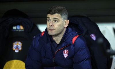 St Helens boss Paul Wellens on the sidelines