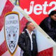 Leigh Leopard coach Adrian Lam on the sidelines