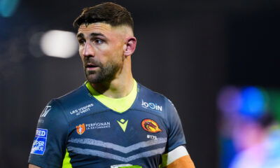 Catalans Dragons winger Tommy Makinson during a match