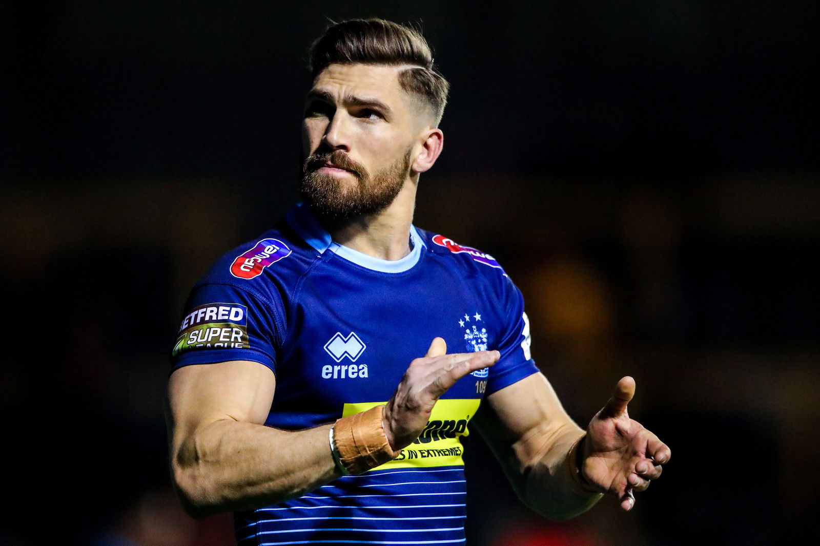 05/04/2019 - Rugby League - Betfred Super League - Castleford Tigers v Wigan Warriors - Mend A Hose Jungle, Castleford, England - Wigan's Jarrod Sammut.