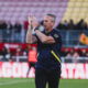 Catalans Dragons boss Steve McNamara applauds the fans