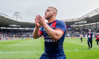 Hull KR star Mikey Lewis applauds fans
