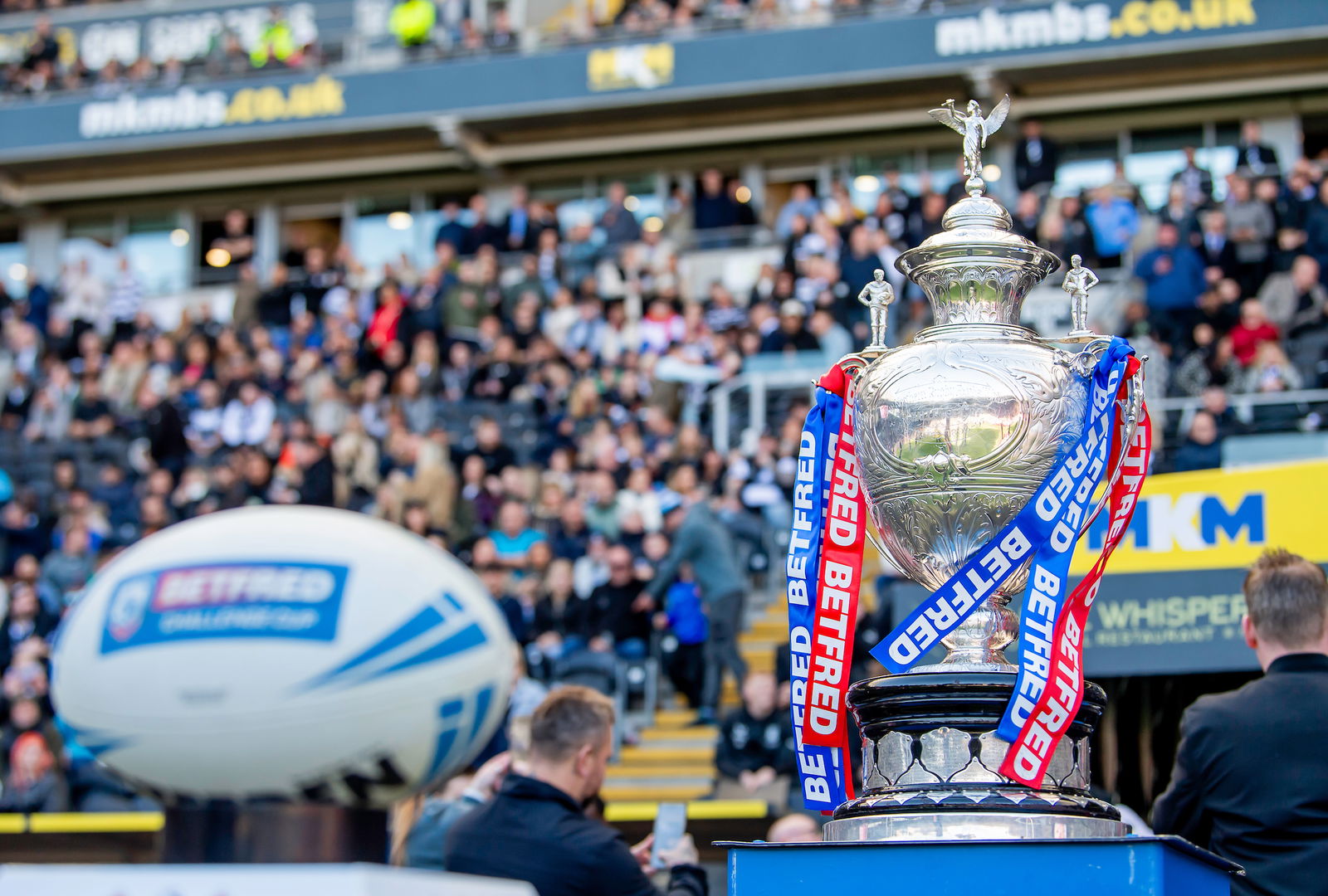 Hull FC v HUll KR Challenge Cup trophy