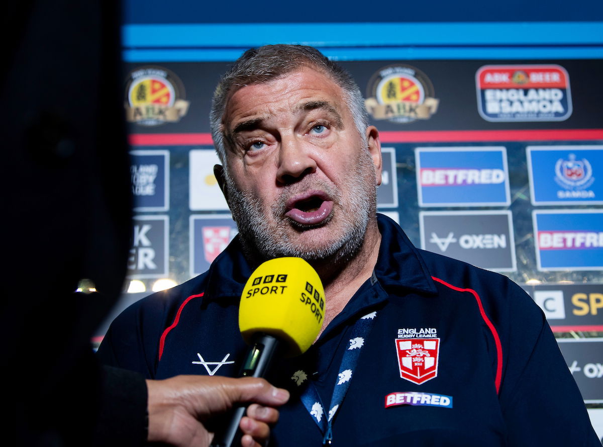 England head coach Shaun Wane