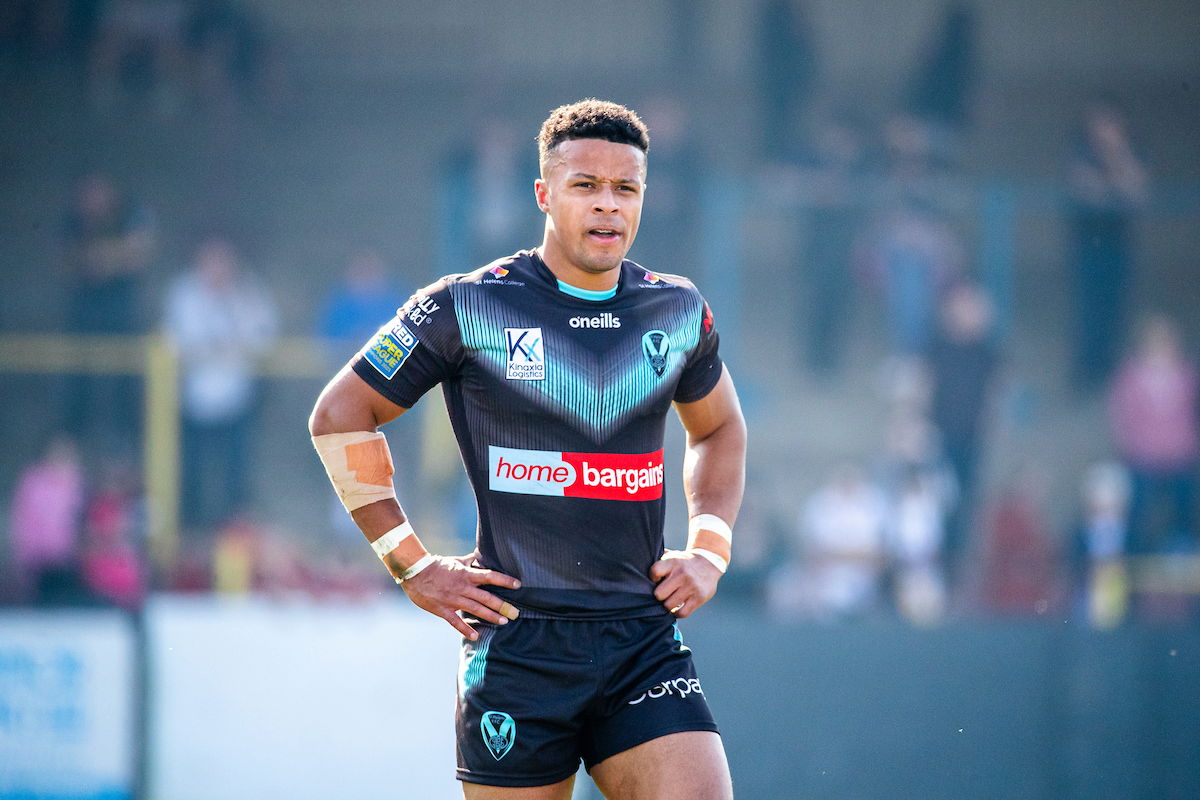 Former St Helens winger Regan Grace during a match