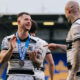 Hull FC halfback Cade Cust celebrates victory
