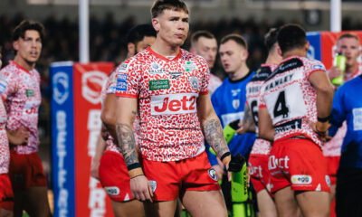 - 28/03/2025 - Rugby League - Betfred Super League: Round 6 - Leigh Leopards vs Wakefield Trinity - Leigh Sports Village, Leigh, England - Keanan Brand of Leigh