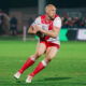 Hull KR forward Dean Hadley carries the ball