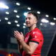 - 20/03/2025 - Rugby League - Betfred Super League Round 5 - Salford Red Devils v Huddersfield Giants - Salford Community Stadium, Eccles, England - Ryan Brierley of Salford celebrates his teams victory over Huddersfield