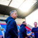 Catalans Dragons v Salford Red Devils as boss Paul Rowley looks on