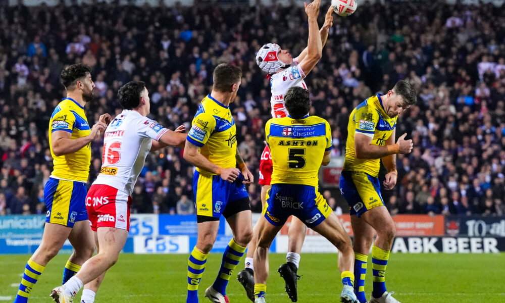 Wire Rugby Warrington Wolves v St Helens combined XIII with seven Saints and six ...