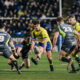 Warrington Wolves player Oli Leyland in action