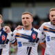 NRL forward Matty Nicholson in an England shirt