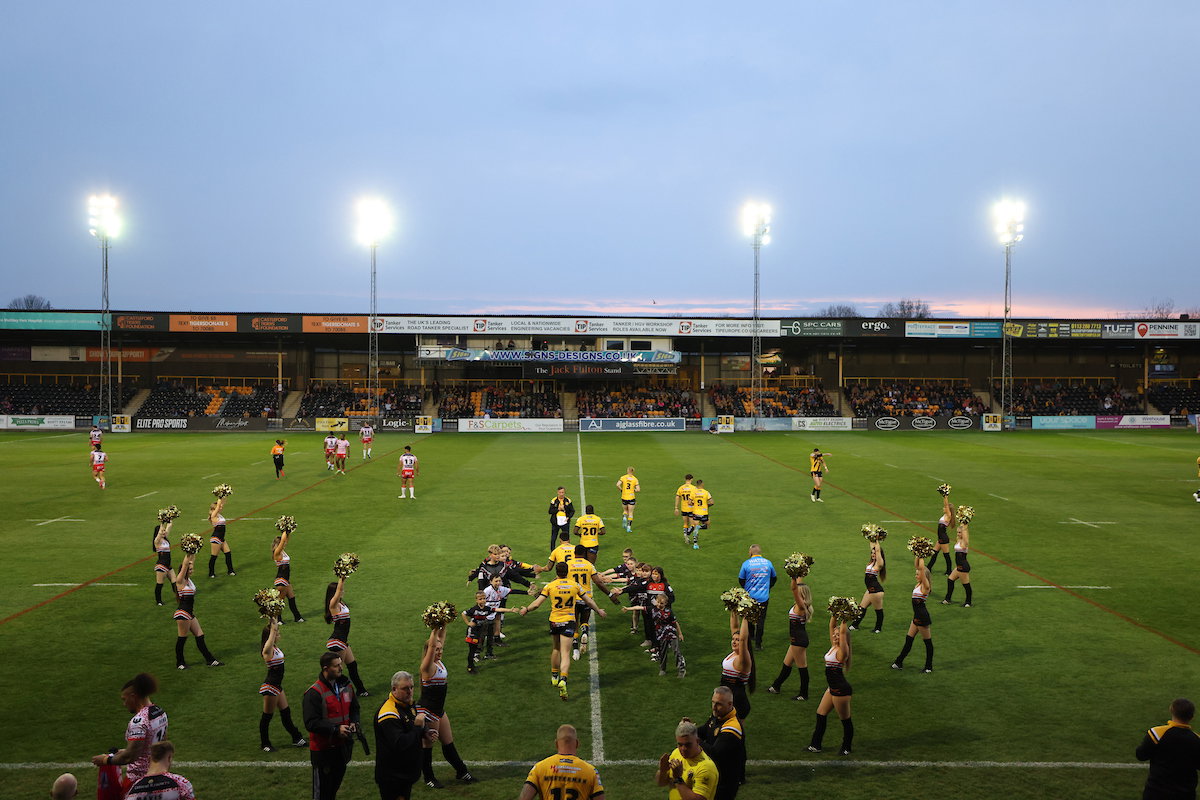 Castleford Tigers home game crowd