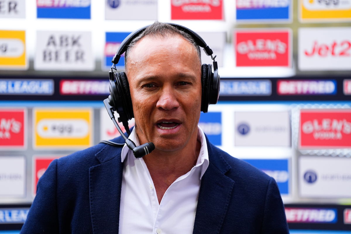 Leigh Leopards boss Adrian Lam speaking post-match