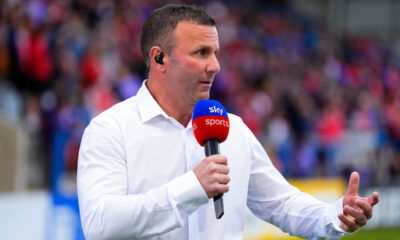 Hull KR boss Willie Peters speaks to TV crew