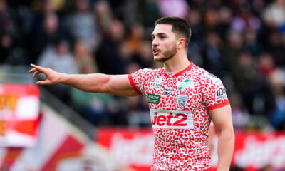 Leigh Leopards halfback Ben McNamara on player of the match appearance