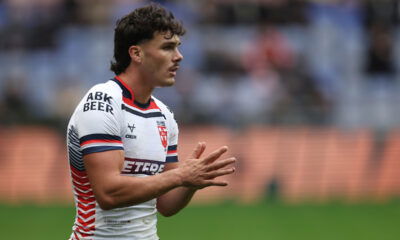 England and NRL centre Herbie Farnworth on international duty