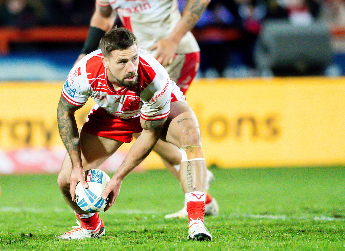 Hull KR hooker Micky McIlorum on the field
