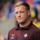 Huddersfield Giants boss Luke Robinson on the sidelines