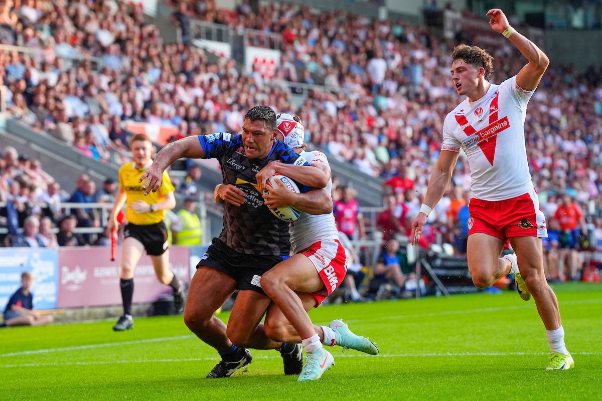 St Helens v Leeds Rhinos talking points as Harry Robertson tackles Ryan Hall