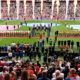 Hull KR and Warrington Wolves before Challenge Cup Final kick-off