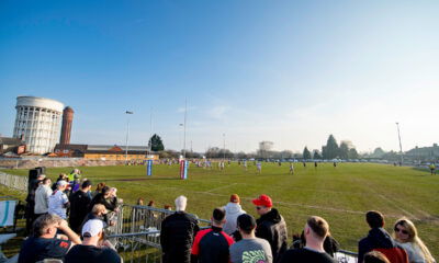 A general view of League 1 side Goole Vikings' home ground