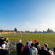 A general view of League 1 side Goole Vikings' home ground