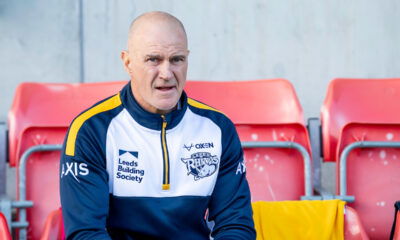 Leeds Rhinos v Salford Red Devils teams as Brad Arthur looks on