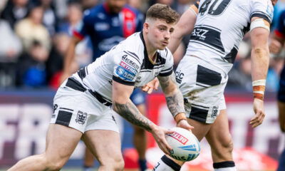 Hull FC hooker Amir Bourouh on the field