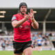 Salford Red Devils veteran Chris Hill applauds the fans