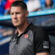 Catalans Dragons boss Joel Tomkins on the sidelines
