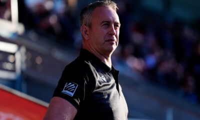 Former Catalans Dragons boss Steve McNamara looks on