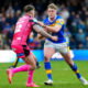 Leeds Rhinos forward James McDonnell with the ball
