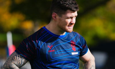 John Bateman during England training ahead of the first Ashes Test v Australia. (SWpix)