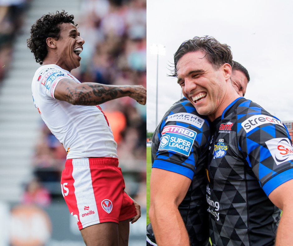 Super League stars Tristan Sailor and Brodie Croft