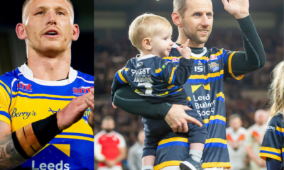 Leeds Rhinos Rob Burrow MIkolaj Oledzki
