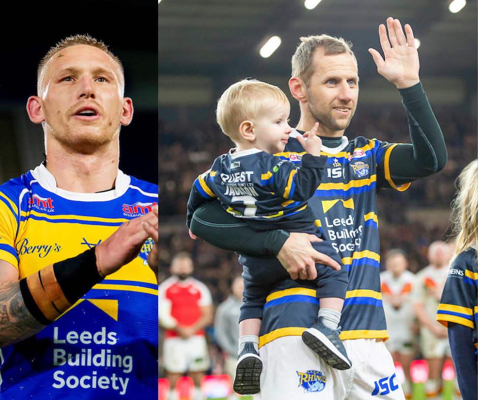 Leeds Rhinos Rob Burrow MIkolaj Oledzki