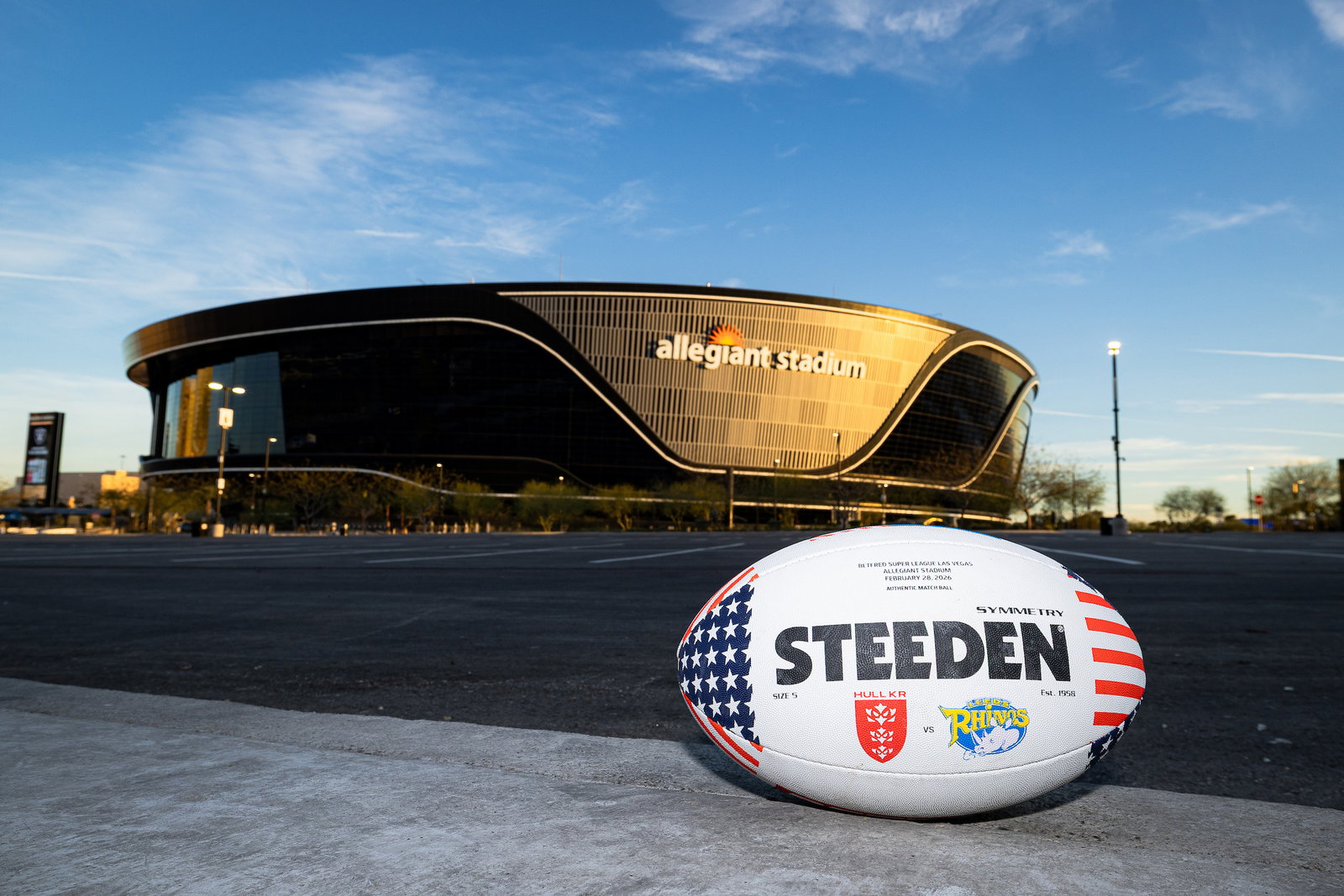 Leeds Rhinos face Hull KR in Las Vegas.