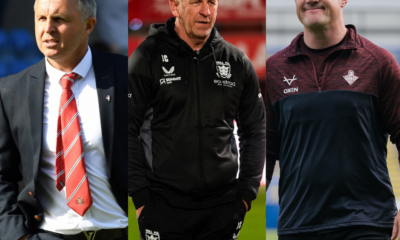 Super League coaches Paul Rowley, John Cartwright and Luke Robinson