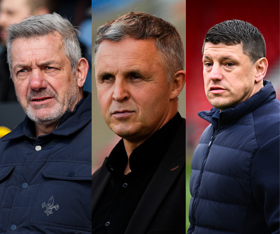 Super League coaches Daryl Powell, Paul Rowley, Matt Peet