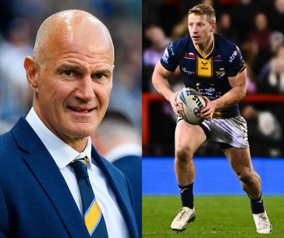 Leeds Rhinos boss Brad Arthur and Lachie Miller